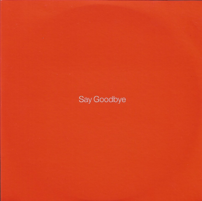 UK 'Say Goodbye' Promo (Slipcase Inside - Front)
